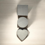 4x4" Square, Circle and Hear Shaped